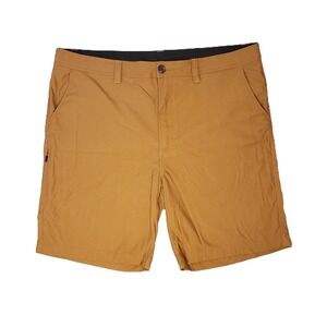 Prana Zion Shorts Mens 40 Brown Solid Modern Hiking Climbing Outdoor Alameda